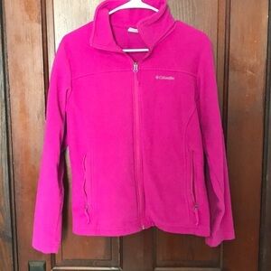 Columbia Fleece Pink Full Zip